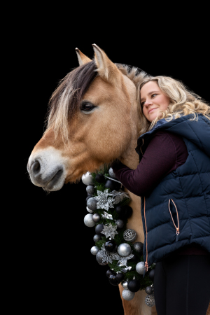 Weihnachtskranz-Pferd-132